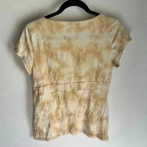 Bohemian wrap top with crochet detail in cream size medium! - Picture 4 of 4